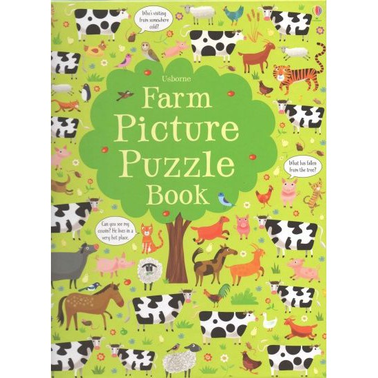 FARM PICTURE PUZZLE BOOK BY DKTODAY