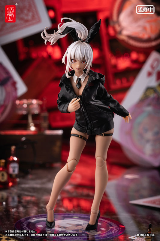 [Exclusive Sale] "G.N.PROJECT" Option Costume Sune-chan Hoodie (Matte Black Ver.) (DOLL ACCESSORY)(Provisional Pre-order)