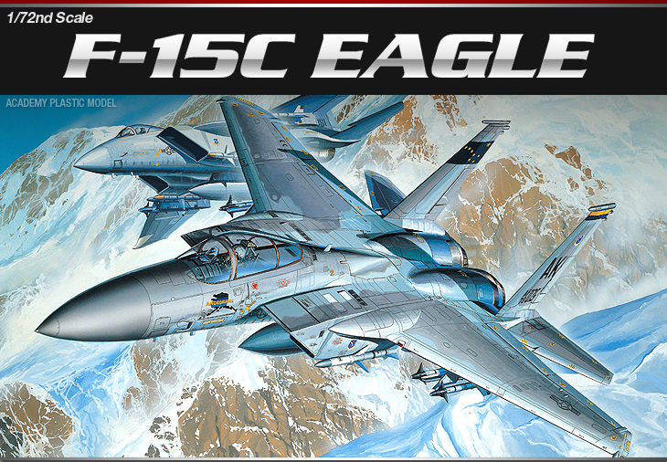 โมเดลเครื่องบินจำลอง Academy ขนาด 1/72 AC12476 F-15C EAGLE