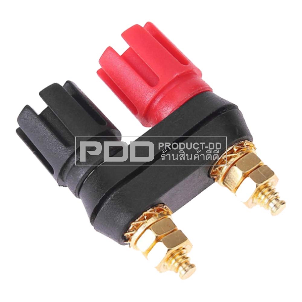 ขั้วลำโพง บานานาแจ๊ค 4 mm Banana Jack ตัวเมียแบบคู่หัวแฉก สำหรับยึดแท่น