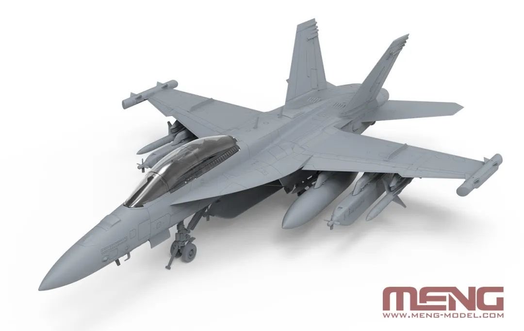 โมเดลเครื่องบิน MENG Model LS-014 1/48 Boeing EA-18G "Growler" Electronic Warfare Attack Aircraft