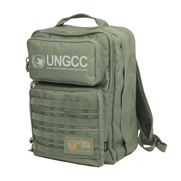 Godzilla United Nations Godziila Countermeasure Center Functional Backpack /RANGER GREEN(Pre-order)