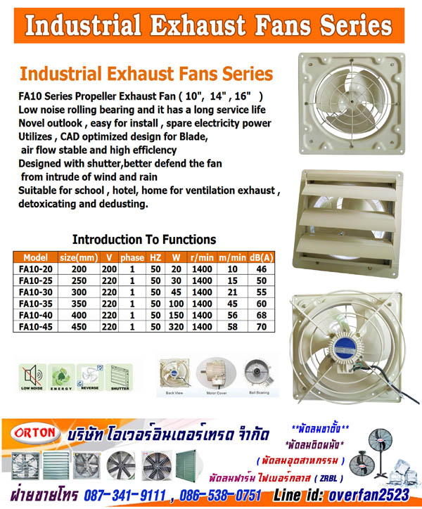 พัดลมฟาร์มไฟเบอร์กลาส พัดลมไฟเบอร์กลาส ZRG หมวดหมู่: พัดลมไฟเบอร์กลาส ป้ายกำกับ: พัดลมฟาร์มไฟเบอร์กลาส, พัดลมไฟเบอร์, พัดลมไฟเบอร์กลาส