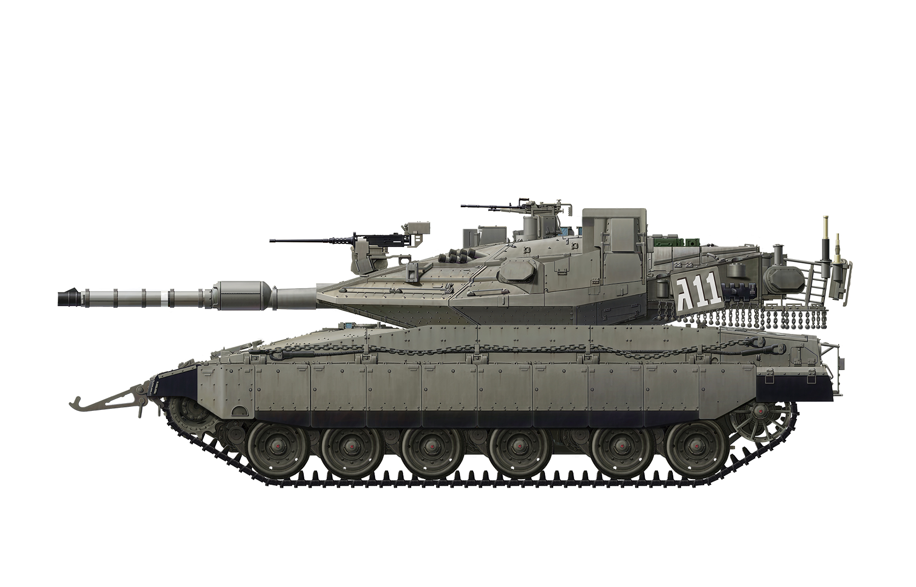 โมเดลรถถัง Meng Model ขนาด 1/35 TS-036 Israel Main Battle Tank Merkava Mk.4m W-Trophy Active Protection System