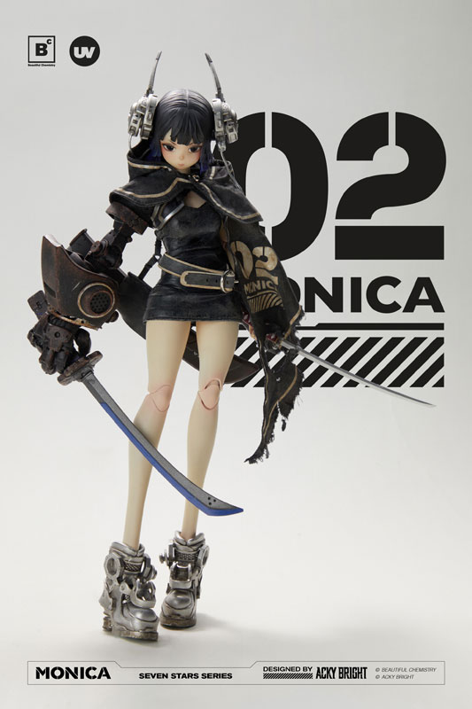 Beautiful Chemistry x Acky Bright Seven Stars Series No.02 Monica 1/6 Complete Model Action Figure(Provisional Pre-order)