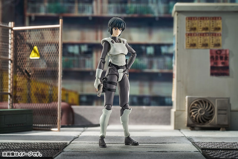 Hyper Body GHOST IN THE SHELL / Ghost in the Shell Motoko Kusanagi (Simple Armored Suit Ver.) Posable Figure(Pre-order)