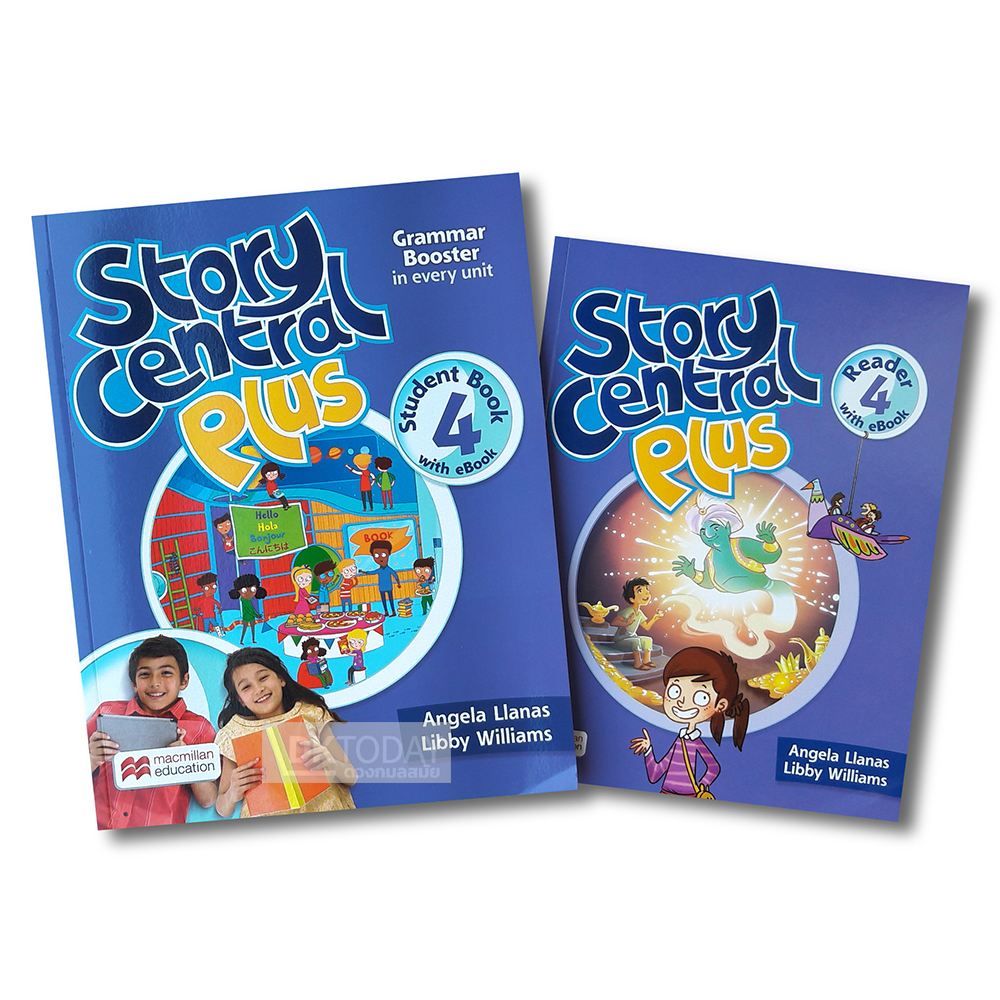 STORY CENTRAL PLUS 4: STUDENT'S WITH READER & SB.E-BOOK PK BY DKTODAY