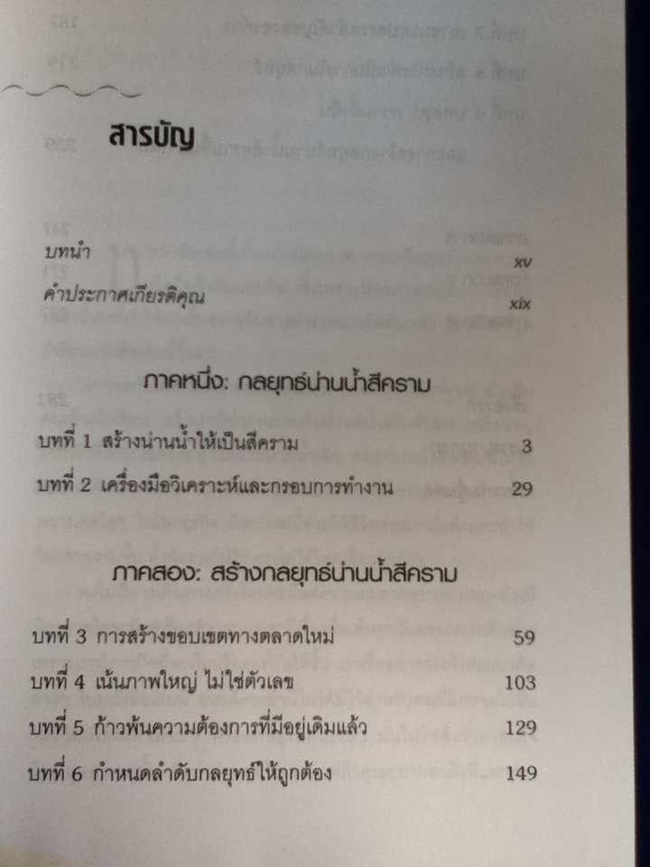 กลยุทธ์น่านน้ำสีคราม Blue Ocean Strategy