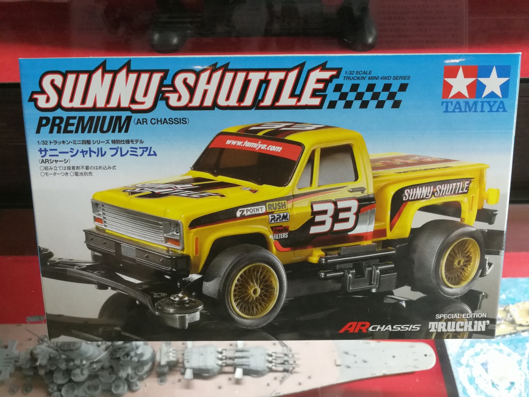 รถมินิ 4WD ทามิย่า ขนาด 1/32 Tamiya Mini 4WD TA95297 Truckin Sunny Shuttle AR Chassis