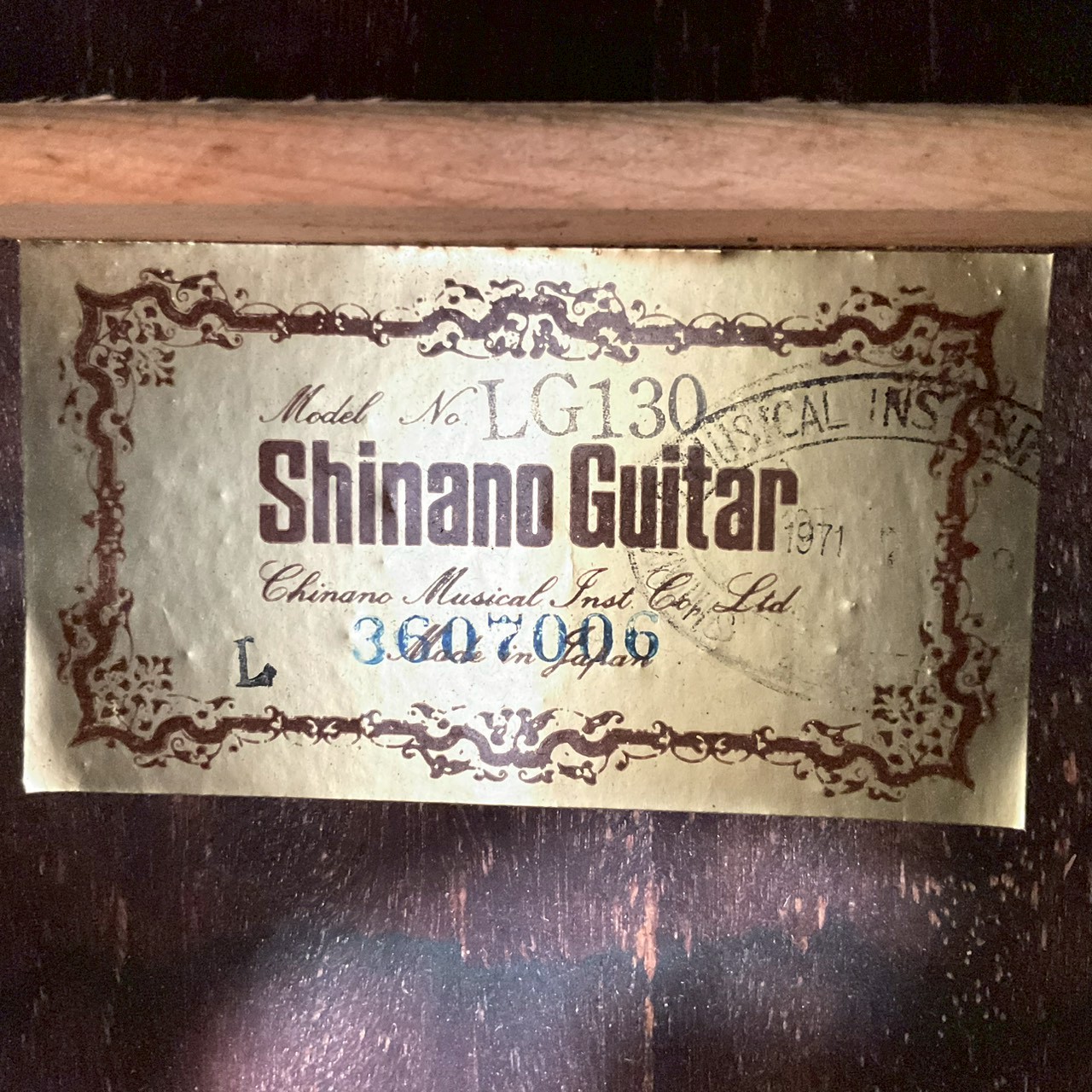 กีต้าร์คลาสสิค Shinano : LG130