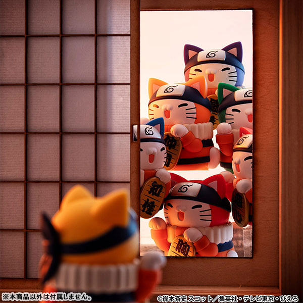 MEGA CAT PROJECT NARUTO Nyaruto! Colorful Maneki Neko FORTUNE 6Pack BOX(Pre-order)