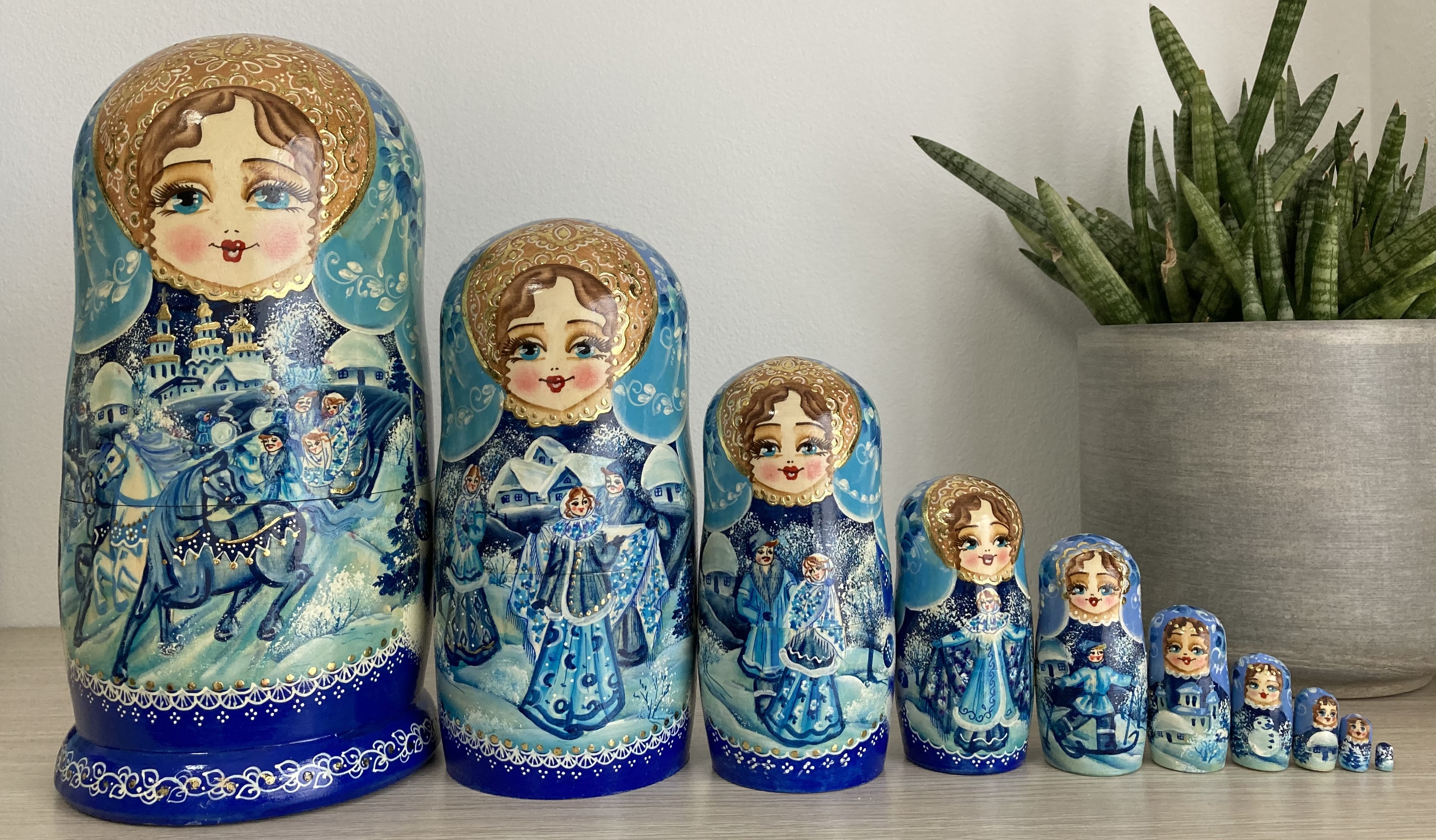ตุ๊กตาแม่ลูกดก (Matryoshka) - From Russia With Love "Winter Blue"