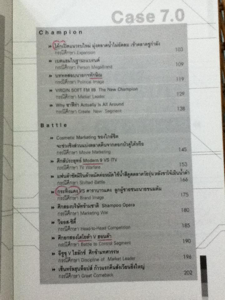 CASE STUDY 7.0 THE NAME OF THE GAME / ธันยวัชร์ ไชยตระกูลชัย