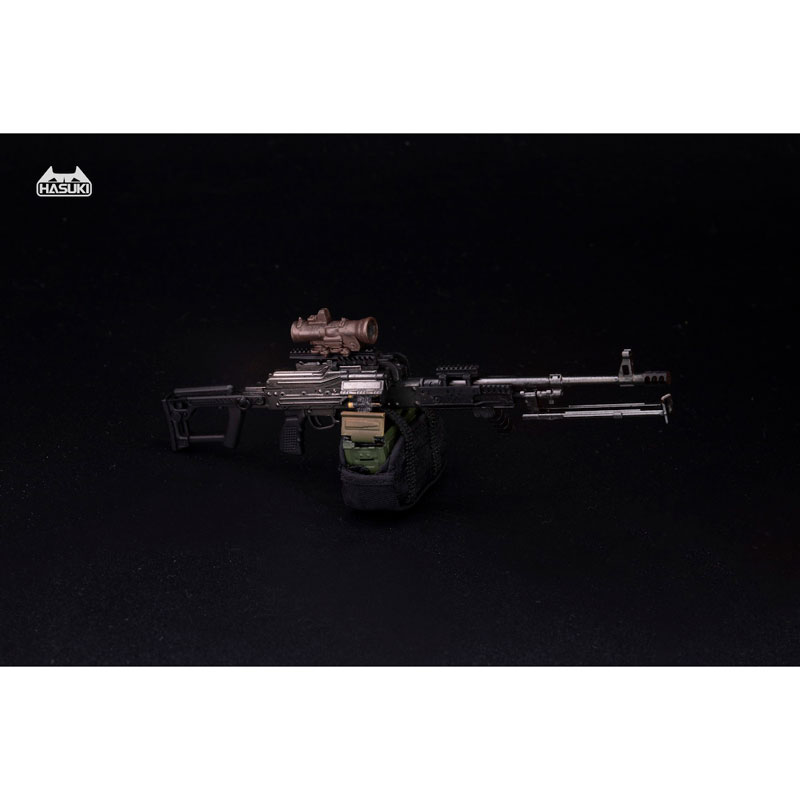 WM-05A Regular Machine Gun Set Metal Black 1/12 Action Figure Complete Model Option Part(Pre-order)