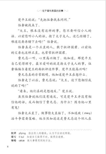 หนังสืออ่านนอกเวลาภาษาจีน ระดับ 3-7 ประวัติศาสตร์จีน อู๋จื่อซวีย์และรัฐอู๋ 汉语学习者分级读物（3级）历史故事7: 伍子胥和吴国的故事 Graded Readers for Chinese Language Learners (Level 3) Historical Stories 7: The Story of Wu Zixu and Kingdom Wu