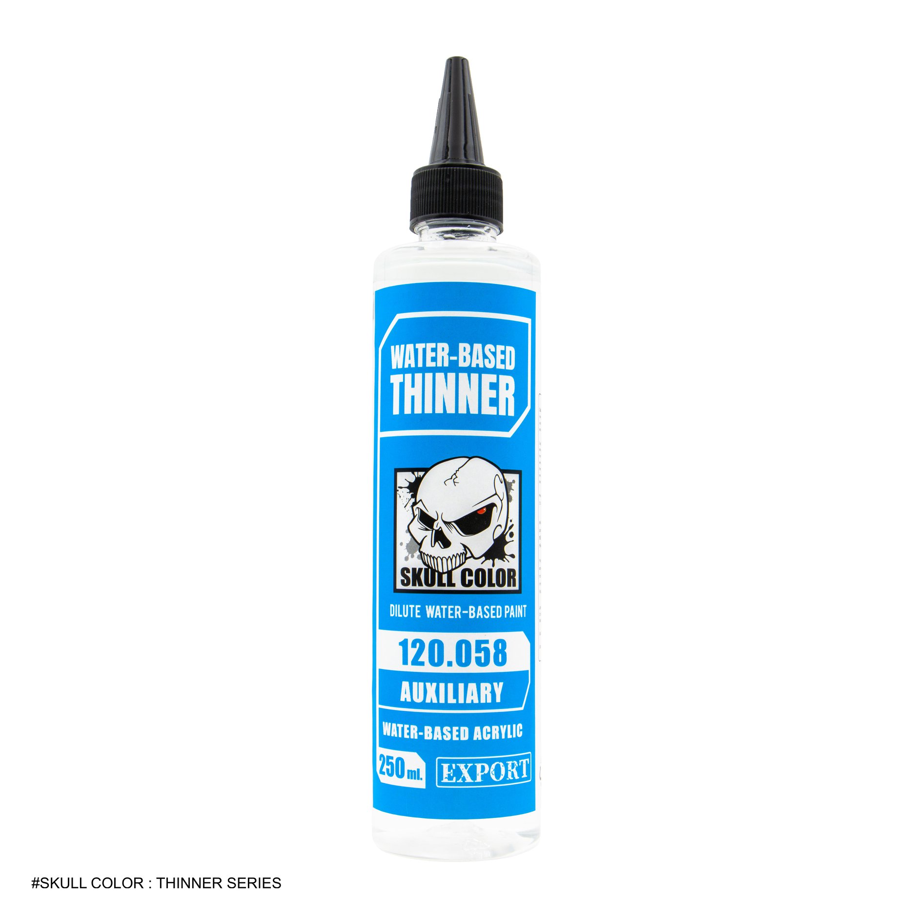 สี Skull Color Auxiliary (ตัวทำละลาย) SK120.058 Water Base Solvent ตัวทำละลายสีอะคริลิก 250ml