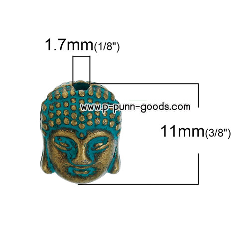 ลูกปัด Buddha Head Beads