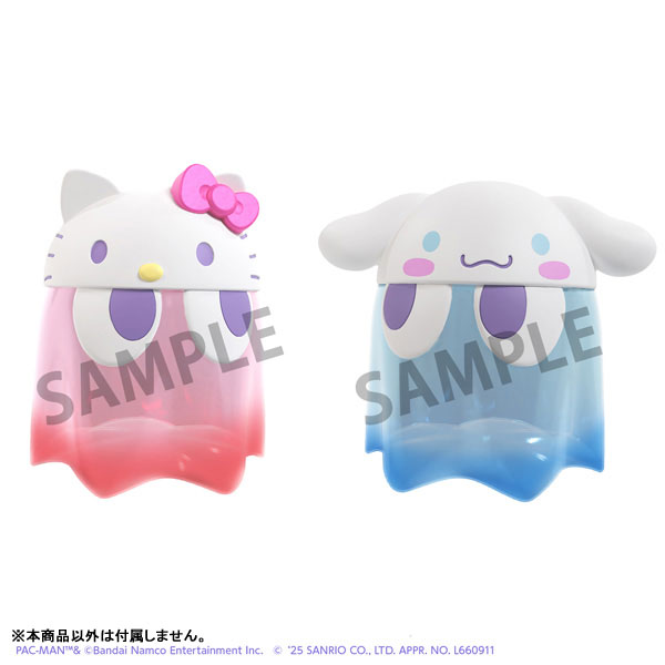Pac-Man x Sanrio Characters Chibi Collect Figure Deluxe Ghost Cinnamoroll Clear Color ver.(Pre-order)