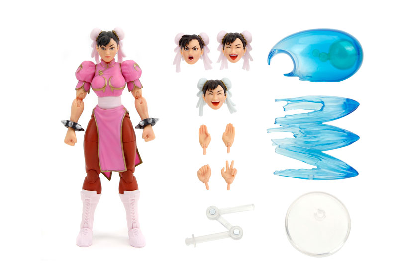 Street Fighter Chun Li Pink Deluxe Action Figure 1/12 Scale(Pre-order)