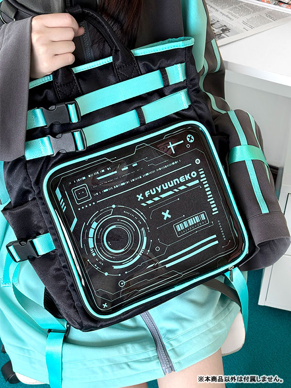 Oshikatsu Bag KINO- Techwear Style Black x Green(Provisional Pre-order)