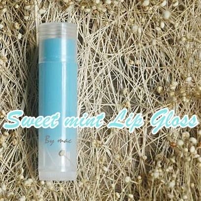 ชุดทำลิป กรอส สีฟ้า กลิ่นมินท์ SWEET MINT LIP GLOSS 520-2080 กรัม