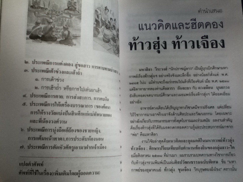 แนวคิดและฮีตคอง ท้าวฮุ่ง ท้าวเจือง