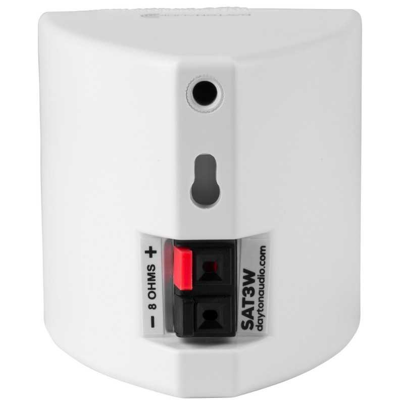 Dayton Audio SAT3WB 3" Cube Speaker Pair Black / White