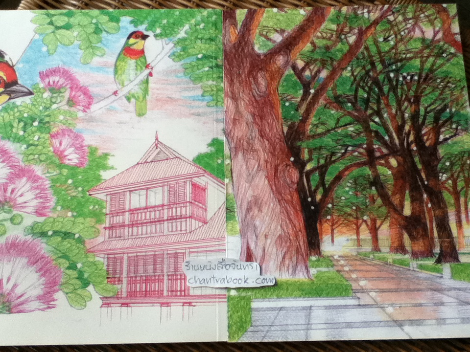 พรรณไม้ และ ปักษาพรรณ ในอุทยานจามจุรี 2เล่ม/ชุด พร้อมกล่องบรรจุ