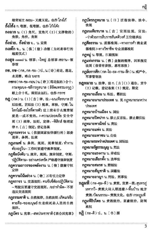 พจนานุกรมไทย-จีน ฉบับทันสมัย 现代泰汉词典 Modern Thai-Chinese Dictionary
