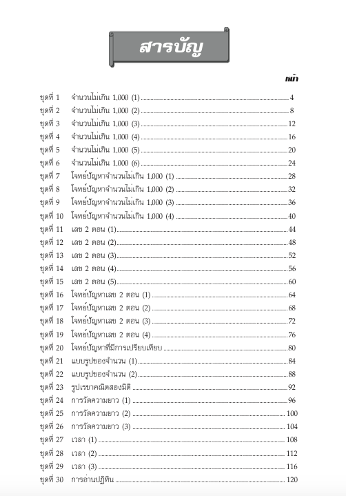 แบบฝึกคณิตศาสตร์พื้นฐานป.2 เล่ม 1+เฉลย (หลักสูตรใหม่ 2560) สำนักพิมพ์โฟกัส