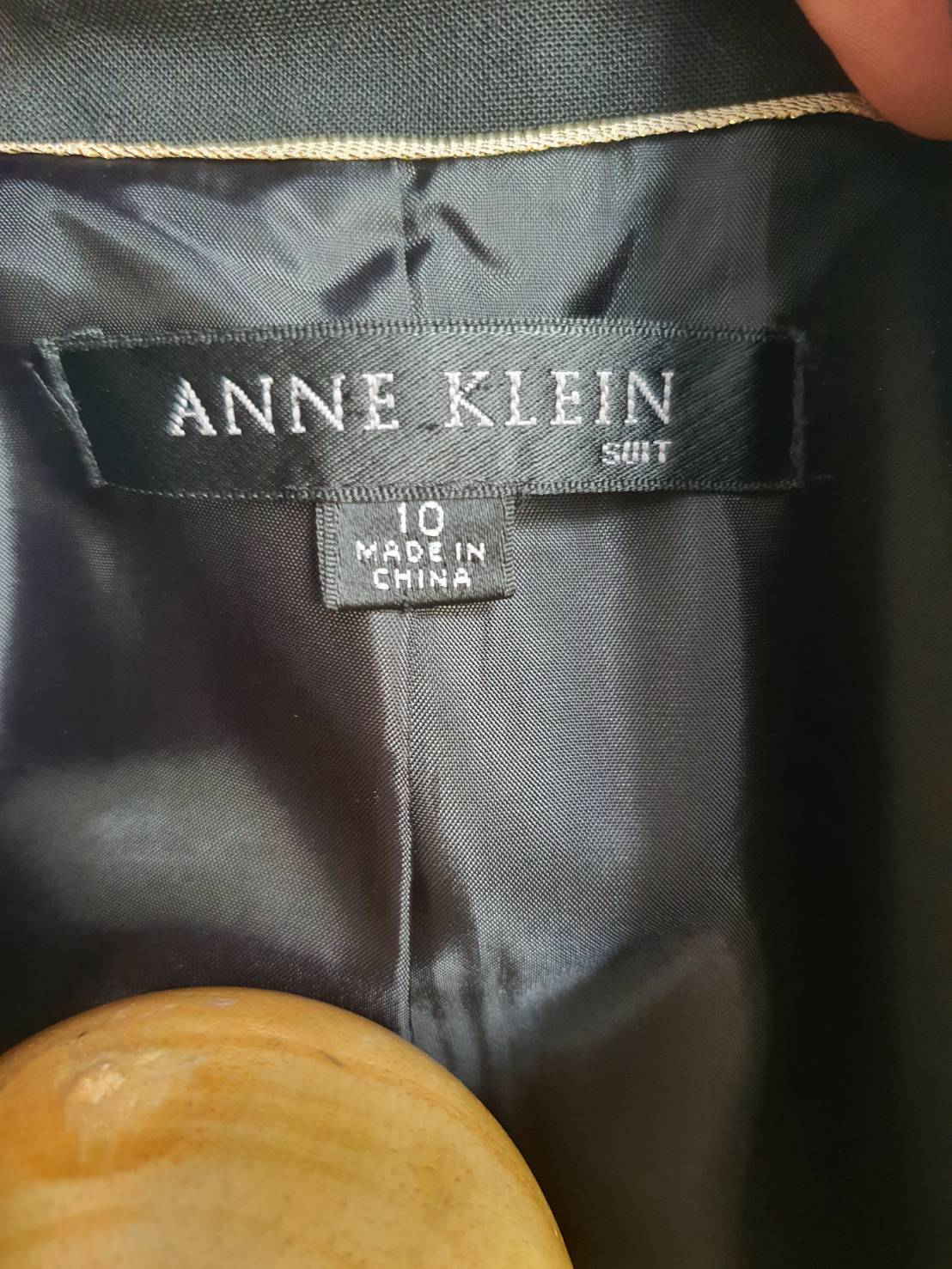 FF05425 เสื้อสูท มือสอง สีดำ แบรนด ์ ANNE KLEIN อก 38 นิ้ว