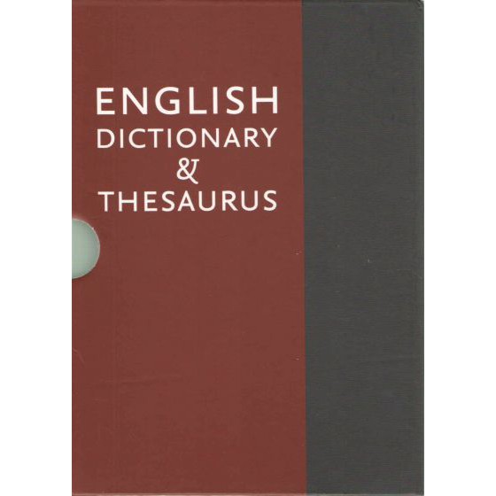 ENGLISH DICTIONARY & THEASAURUS SLIPCASE SET(2 BOOKS) BY DKTODAY
