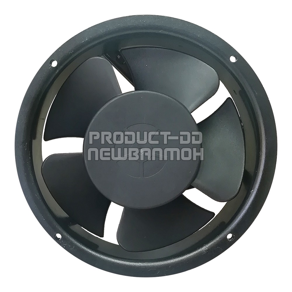 พัดลมระบายความร้อนแบบกลม AC 220V 17250HSL บุช Sleeve Bearing ขนาด 6 นิ้ว (17x17x5 ซม.)
