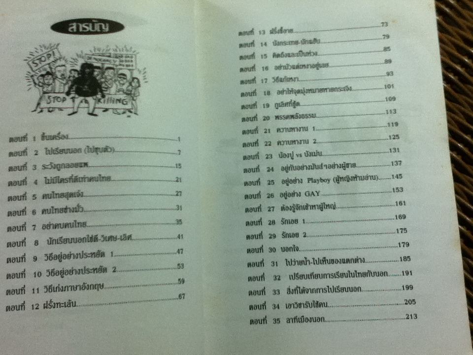 แฉชีวิตนักเรียนนอก/ อนุชิต มุรธาทิพย์ (หนังสือแถม )