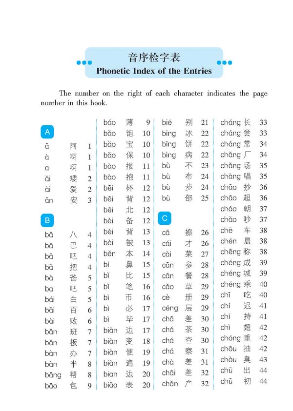 หนังสือพจนานุกรมภาษาจีน 1000 อักษรจีนที่ใช้บ่อย 汉语1000常用字 1000 Frequently Used Chinese Characters Dictionary