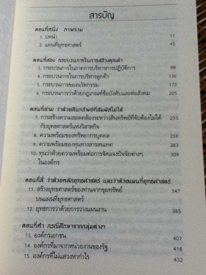 แผนที่ยุทธศาสตร์/ โรเบิร์ต เอส. แคพแปลน, เดวิด พี. นอร์ตัน