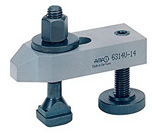 AMF 6314V ( Code : 70284 )- Tapered clamp with adjusting support screw :size M12 x 14 x 100