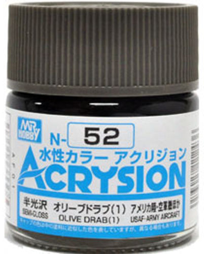 สีสูตรน้ำ Acrysion N52 Olive Drab(1)