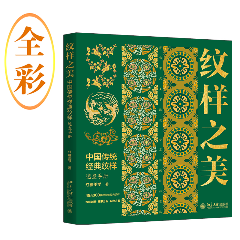 (Pre-order) หนังสือ The Beauty of Patterns : ตัวอย่างภาพแพทเทิร์นสไตล์จีนย้อนยุค