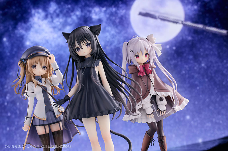 [Bonus] "Hoshizora Tetsudou to Shiro no Tabi" Noir Neri Karuha Complete Set 1/7 Complete Figure(Pre-order)