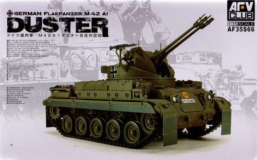โมเดลรถถัง AFV ขนาด 1/35 AF35S66 German Flankpanzer M42A1 "Duster"