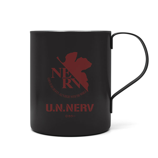 EVANGELION NERV Two-Layer Stainless Steel Mug (Painted)(Pre-order)