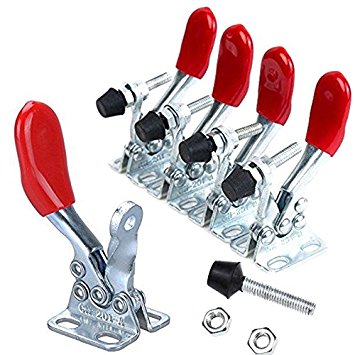 Toggle Clamp 201A Antislip Red Horizontal Clamp 201-A