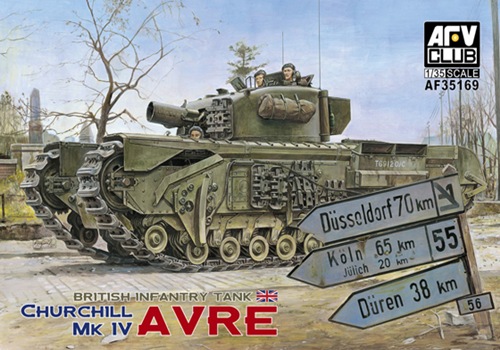 โมเดลรถถัง AFV ขนาด 1/35 AF35169 Churchill MK IV Avre