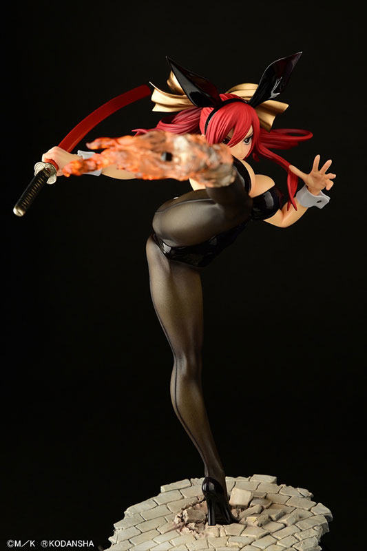 FAIRY TAIL Erza Scarlet High Kick ver. Black Bunny 1/6 Complete Figure(Pre-order)(Single Shipment)