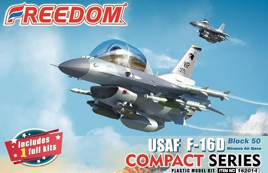 (Preorder) Freedom Model Kit Eggs Plane FDM162014 F16D USAF Block50 (Compact Series) โมเดลเครื่องบินไข่