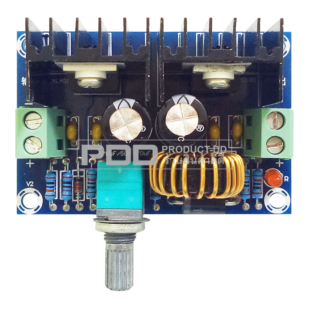 วงจรลดแรงดัน DC-DC Step Down Converter 1.25-36V 8A ชิป XL4016