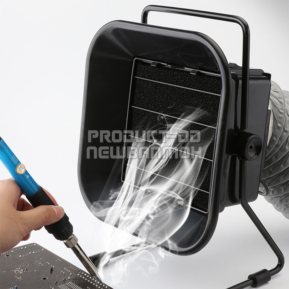 PS493D เครื่องดูดควันตะกั่วบัดกรี (Solder Smoke Absorber) AC 220V 30W 3200RPM ท่อส่งลม 1 ม.