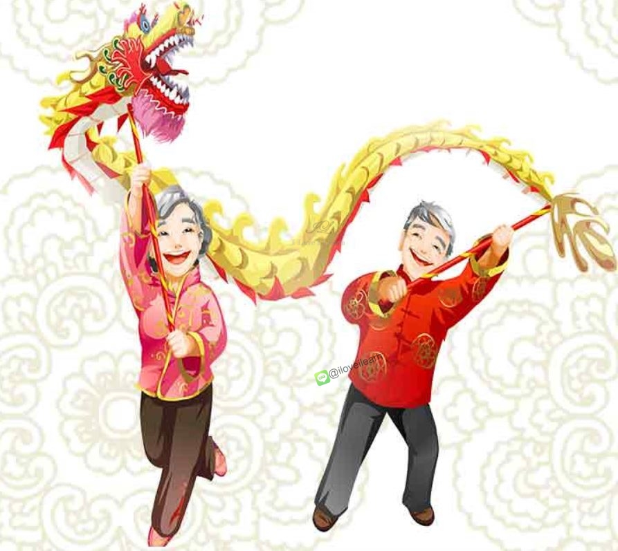 มังกรสำหรับเด็กเล็กน้ำหนักเบา การแสดงเชิดมังกร (ความยาว 5 เมตร) 舞龙道具儿童龙 Dragon Dance Children's Dragon