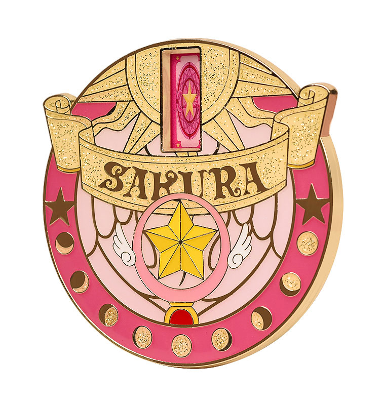 Cardcaptor Sakura 25th Anniversary Metal Badge: Star Wand(Pre-order)